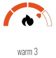 ixon icon gauge - warm 3